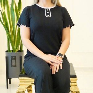 خرید اینترنتی ست یقه گیپور دکمه دار