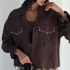 خرید اینترنتی کت جیب رو دوخت کد 120428