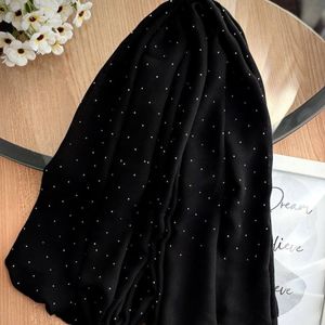 خرید انلاین شال نخی کنفی نگینی
