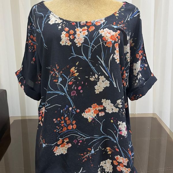 شومیز استین کوتاه استوک کد522