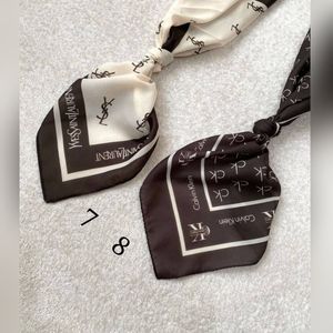 روسری مینی تمام نخ موکا