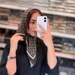 قیمت روسری مینی تمام نخ موکا