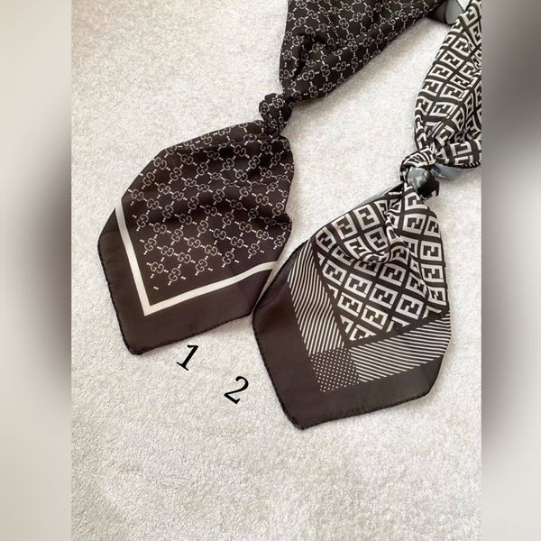 روسری مینی تمام نخ موکا