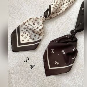 قیمت ارزان روسری مینی تمام نخ موکا