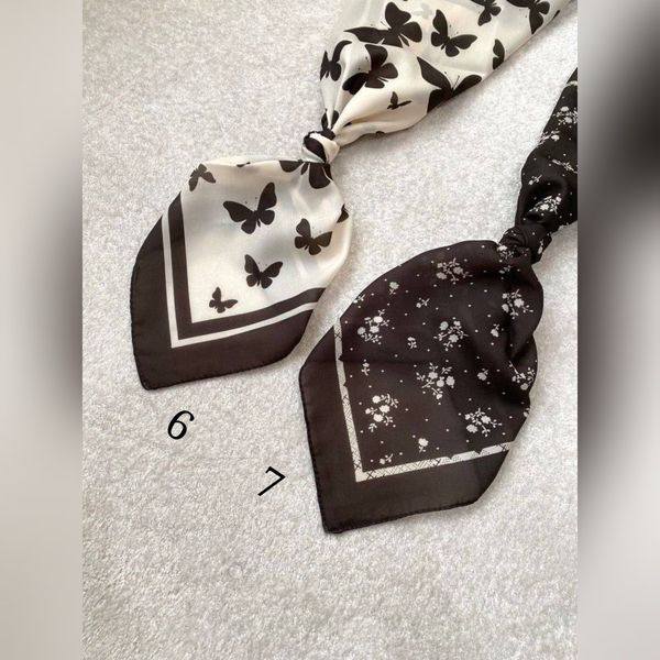 روسری مینی تمام نخ موکا