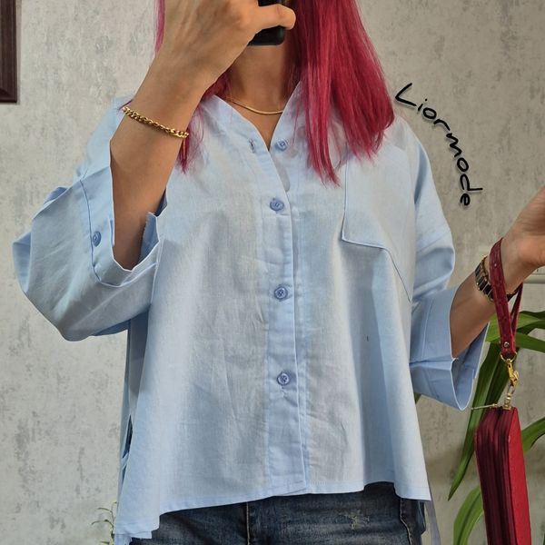 شومیز زنانه لینن خارجی
