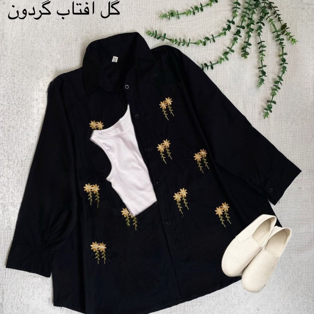 خرید انلاین مانتو گل راش
