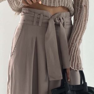 خرید اینترنتی شلوار سیلک بنددار سارنیا کد 102326