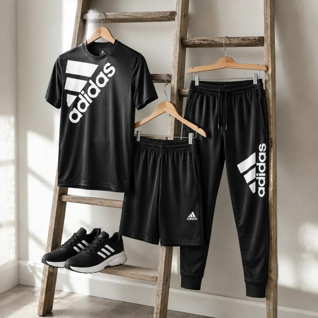 خرید اینترنتی قیمت پکیج ست سه تیکه Adidas مردانه مدل Tenesi کفش ورزشی مردانه مدل Alshen
