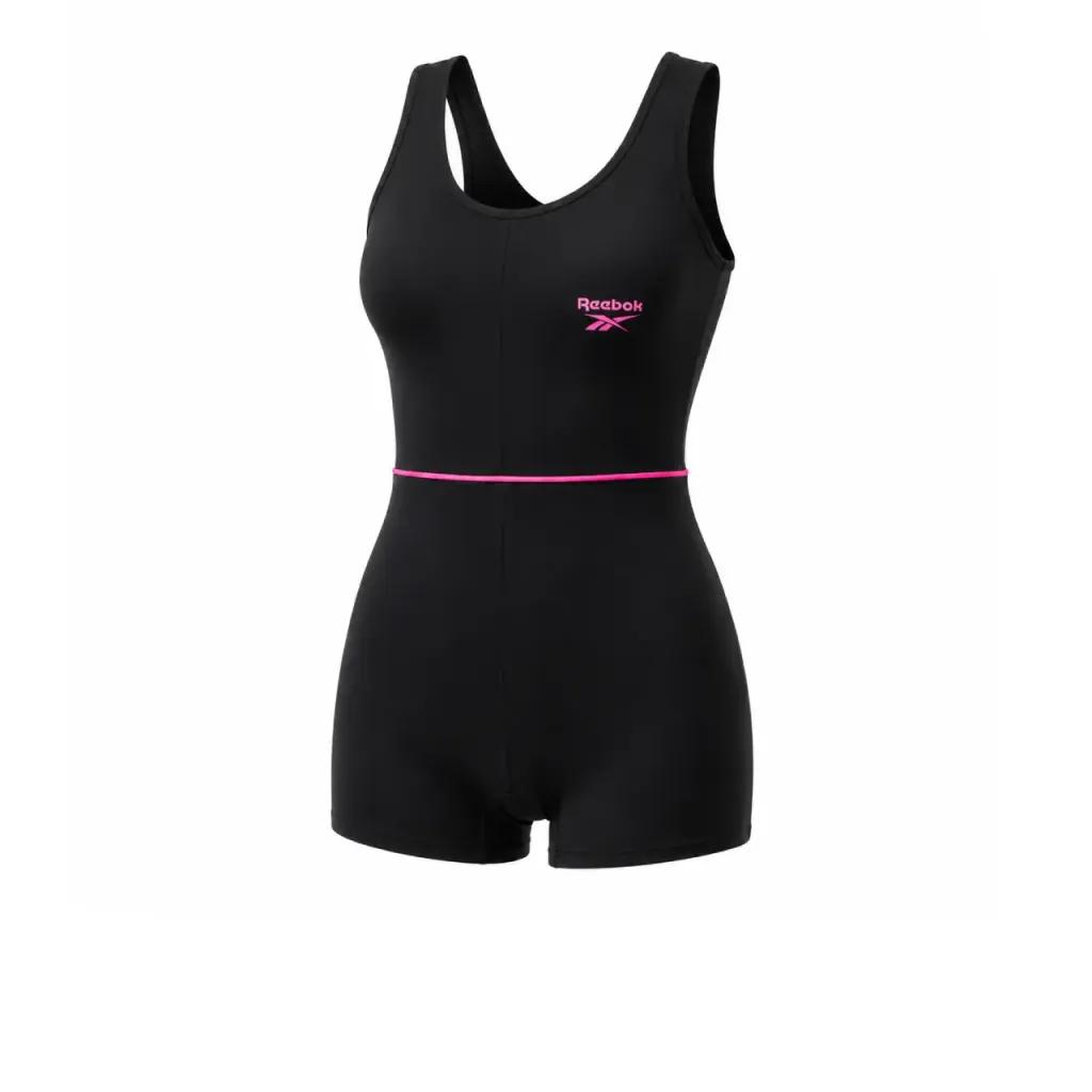 مشخصات مایو پادار ریبوک مشکی با مغزی صورتی فری سایز