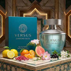 عطر ادکلن خنک و شیرین زنانه ورساچه پور فم دیلان تورکویز فراگرنس ورد اصل
