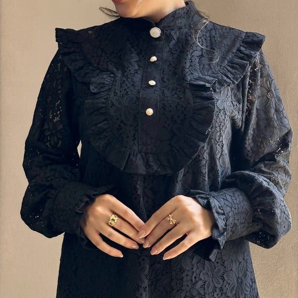شومیز مشکی زنانه مجلسی