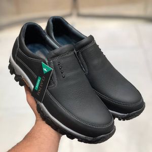کفش چرم مردانه زیره ترمو مدل نوین