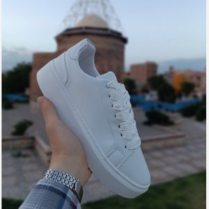 کتانی ونس مردانه برشکا لژ بلند تمام سفید
