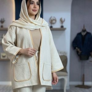 خرید آنلاین کت ژاکارد طرح موج