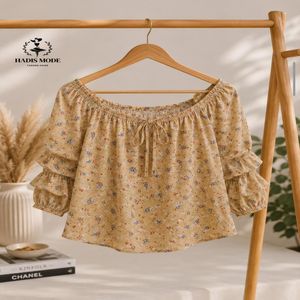 شومیز یقه قایقی زنانه وارداتی