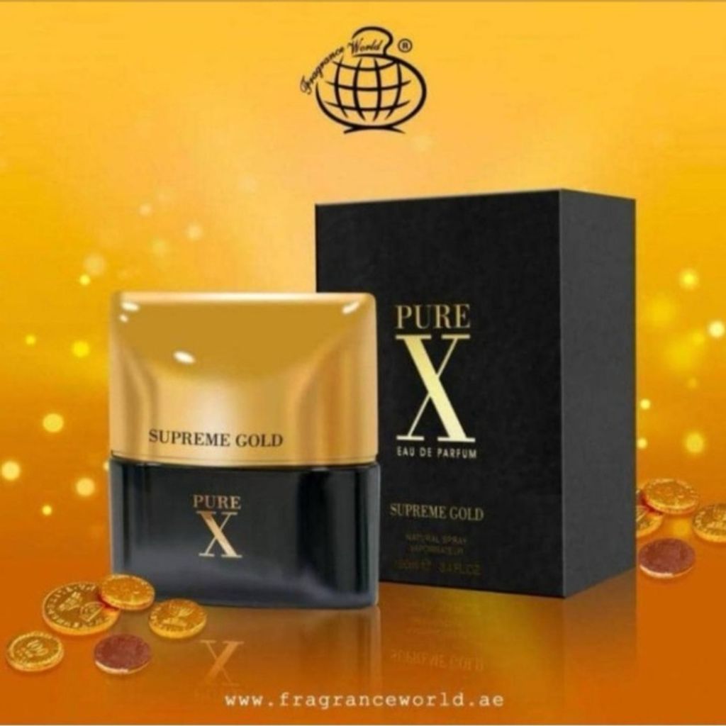فروش اینترنتی پور ایکس سوپرمی گلد فراگرنس 100 میل PURE X SUPERME GOLD FRAGRANCE