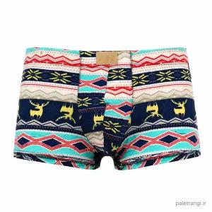 شورت نیم پا مردانه طرح کولسی مدل گوزن