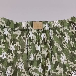 خرید آنلاین شورت نیم پا مردانه طرح کولسی مدل پازل ارتشی