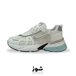 خرید اینترنتی قیمت کتونی مردانه v2k سفید آبی وارداتی فول پک چین