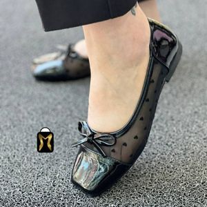 کفش کالج زنانه مدل پاپیون توری