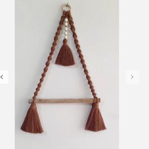 اویز حوله مکرومه طرح درسا