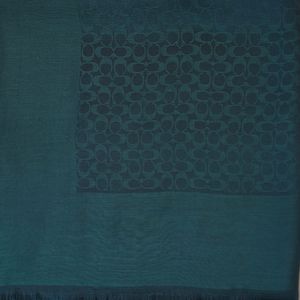 روسری قواره بزرگ طرح گوجی سبز