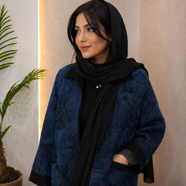 کت ژاکارد نخ طرح هندو
