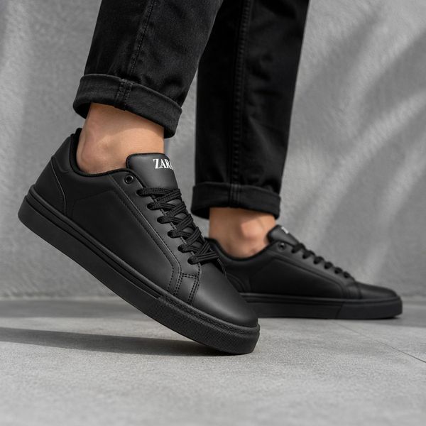 کتانی ونس مشکی تمام طرح زارا Vans Zara