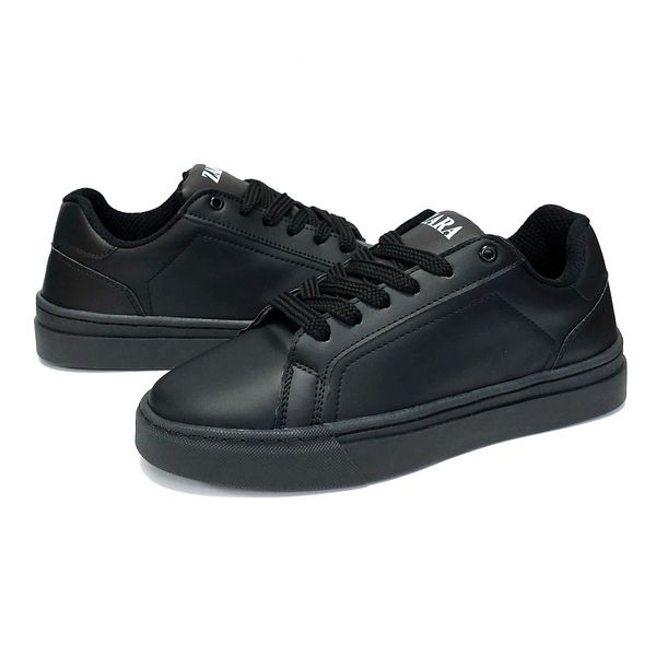کتانی ونس مشکی تمام طرح زارا Vans Zara