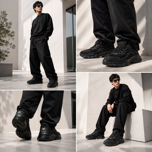 کتانی اسپرت طرح بالنسیاگا با پاخور جذاب Balenciaga