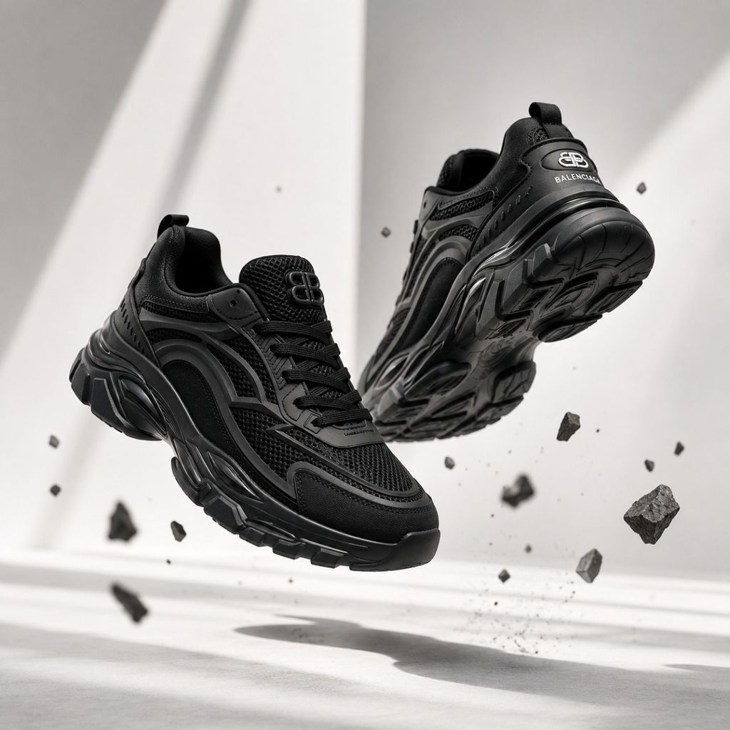 قیمت ارزان کتانی اسپرت طرح بالنسیاگا با پاخور جذاب Balenciaga