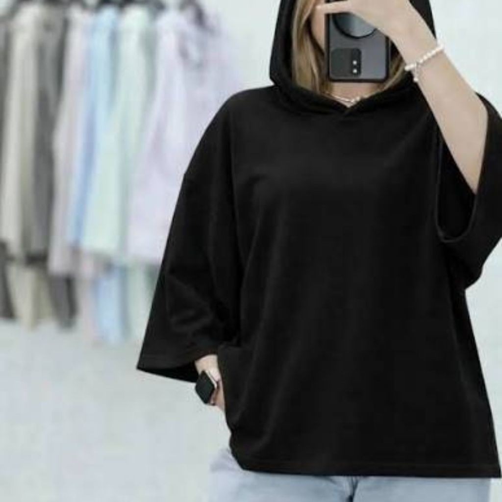 فروش اینترنتی تیشرت کلاهدار ساده