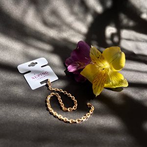 قیمت ارزان دستبند زنانه ژوپینگ طلایی