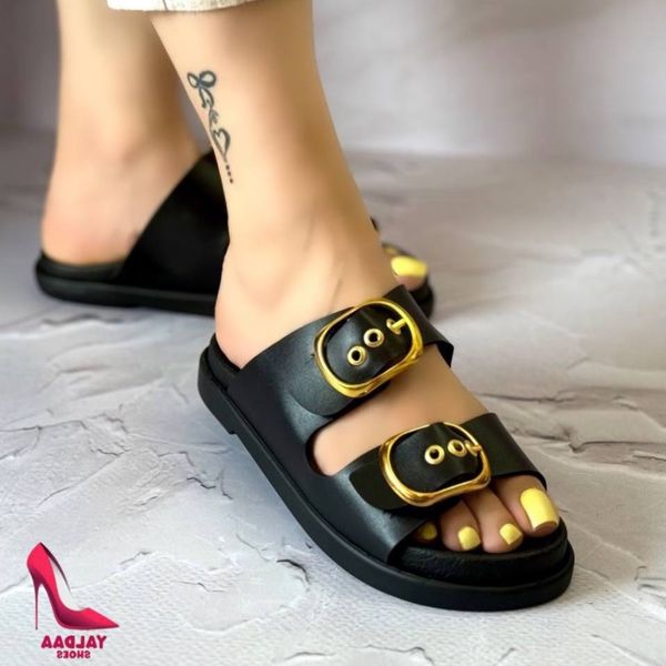 صندل رکابی پهن زنانه