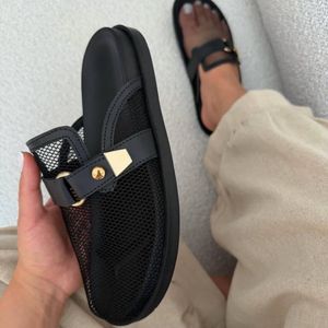 صندل اسلیپر توری زنانه