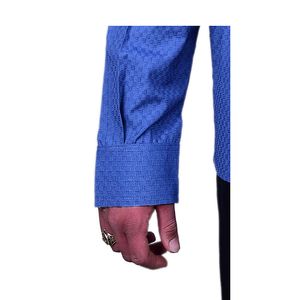 خرید اینترنتی قیمت پیراهن مردانه دوجیب خاویاری تترون کندیس یزد لطیف