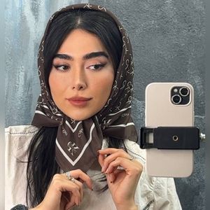 خرید انلاین مینی اسکارف موکا تابستانه