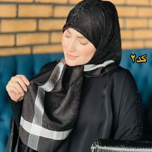 خرید انلاین روسری ابریشم ترک حاشیه نقره ای