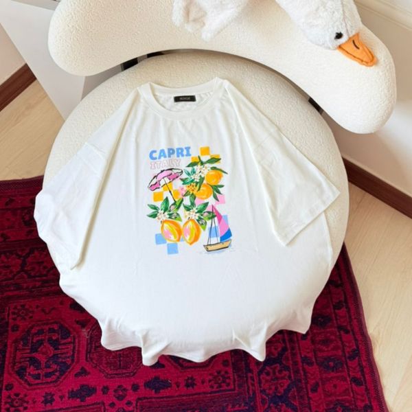 تیشرت باکسی چاپی سامر summer زنانه