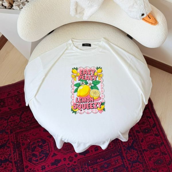 تیشرت باکسی چاپی سامر summer زنانه