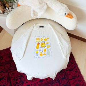 تیشرت باکسی چاپی سامر summer زنانه