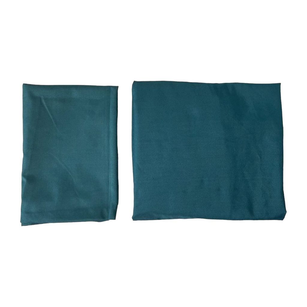 خرید اینترنتی قیمت ملحفه کش دار 120 ساده آدلانتهADL سبز تیره مناسب تخت یک و نیم نفره