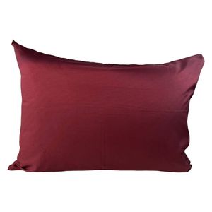 خرید اینترنتی قیمت ست ملحفه 120 آدلانتهADL طرح ساده زرشکی مناسب تشک یک و نیم نفره