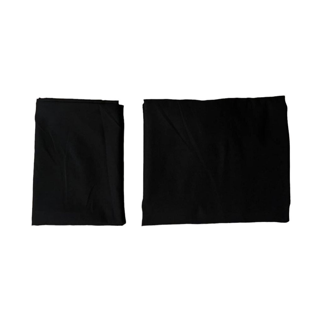 خرید اینترنتی قیمت روتختی مشکی 120 میکرو ساده آدلانتهADL + روبالشی 50 در 70