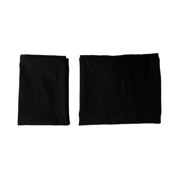 روتختی مشکی 120 میکرو ساده آدلانتهADL + روبالشی 50 در 70