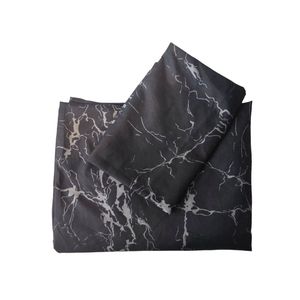 خرید اینترنتی قیمت روتختی عرض 120 پسرانه آدلانتهADL طرح ماربل مشکی ارتفاع 25 سانتی متر