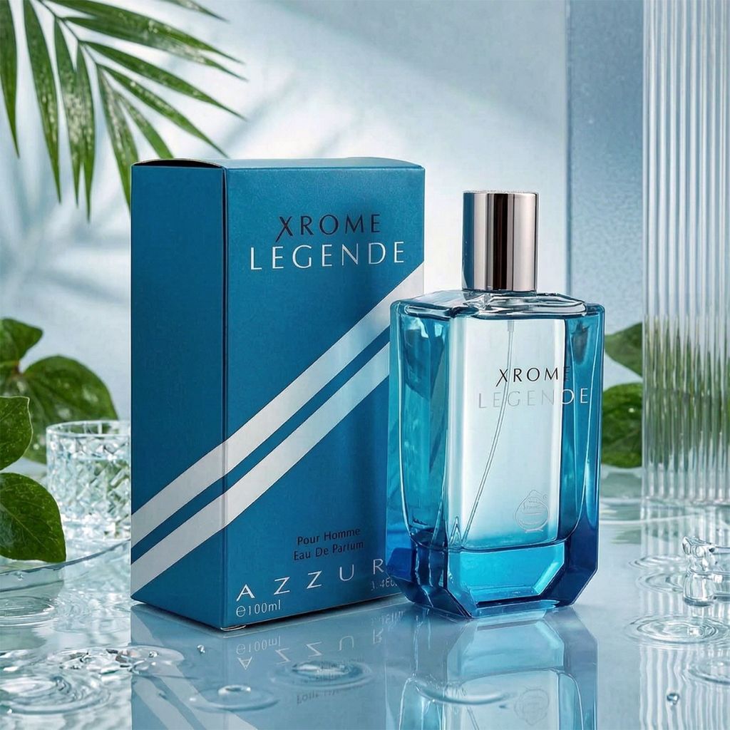 خرید اینترنتی عطر ادکلن کمیاب مردانه آزارو کروم لجند فراگرنس ورد خنک و ملایم حجم 100 میل