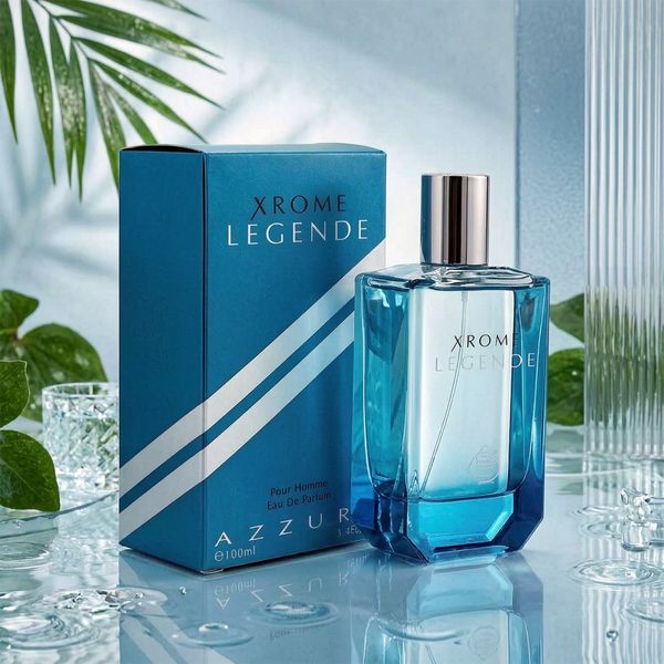 عطر ادکلن کمیاب مردانه آزارو کروم لجند فراگرنس ورد خنک و ملایم حجم 100 میل