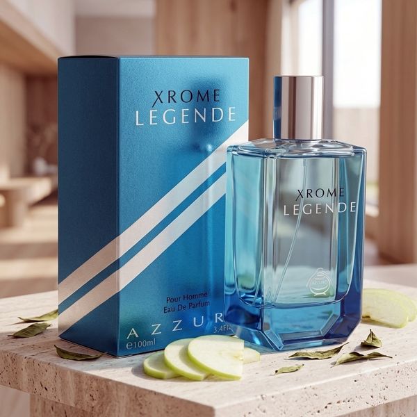 عطر ادکلن کمیاب مردانه آزارو کروم لجند فراگرنس ورد خنک و ملایم حجم 100 میل